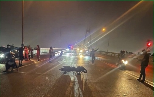 Fue antes del accidente. Foto: Departamento de Seguridad Vial de la ciudad de Haiphong