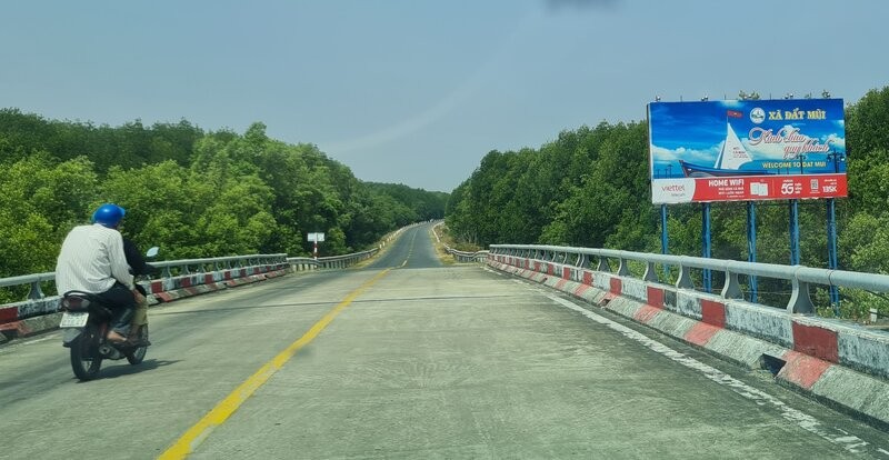 It is expected that after the arrangement of administrative units in Ca Mau, the name of Dat Mui commune will still exist. Photo: Nhat Ho