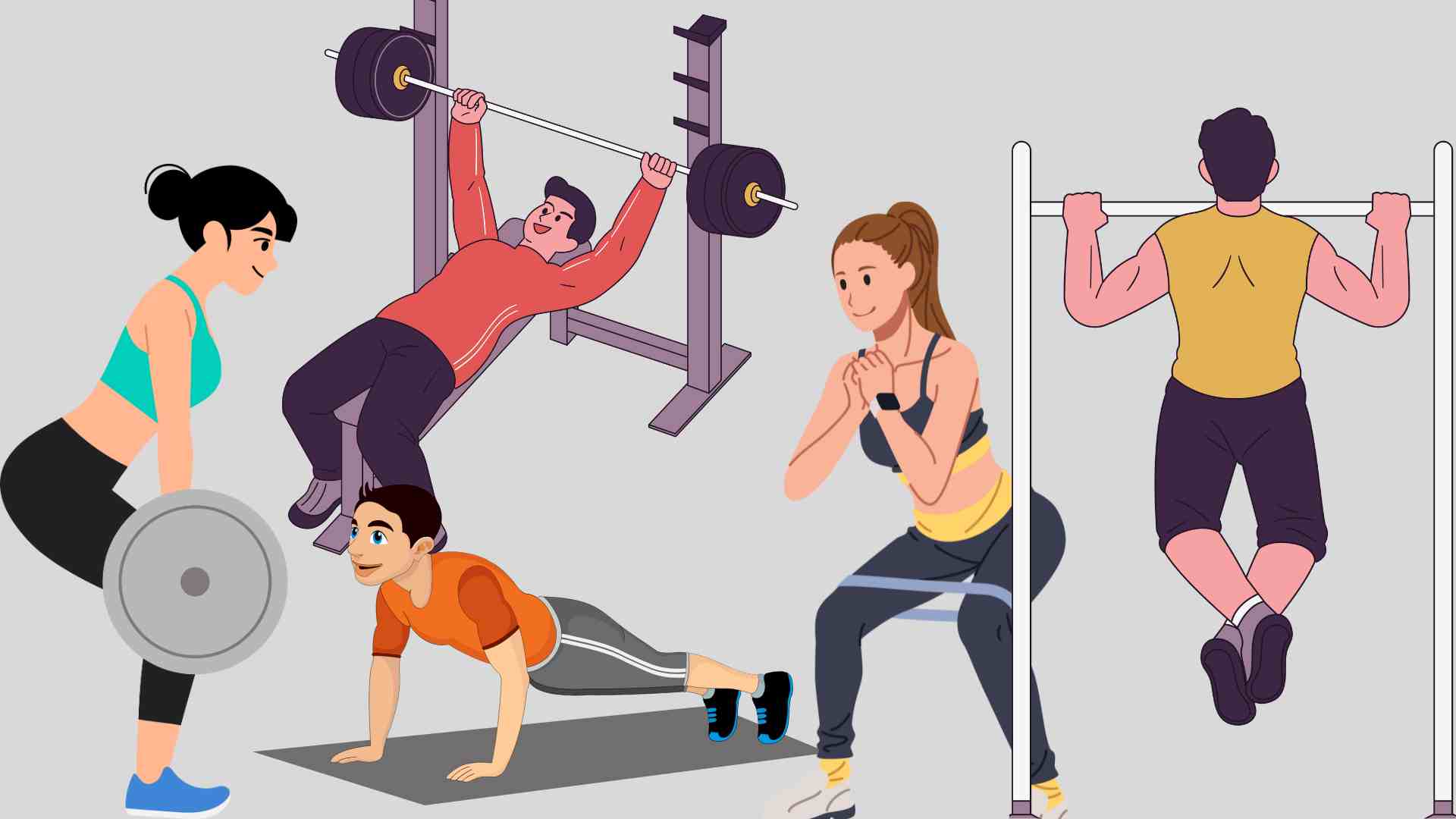 Cinco ejercicios para aumentar el peso. Imagen de la pelicula