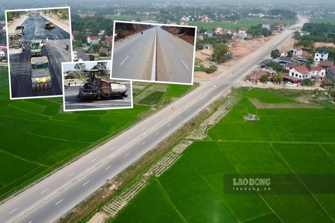 Dự án đường 100 tỉ đồng/km nối Thái Nguyên-Bắc Giang sắp về đích