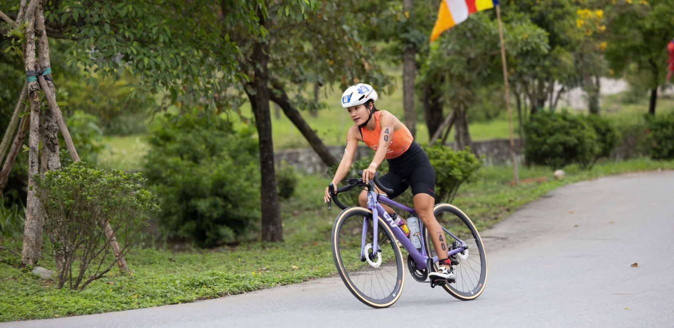 Athlete Nguyen Thi Kim Cuong competes in the 2025 National Championship. Photo: Organizing Committee