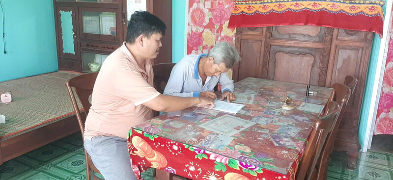 Se espera que para el 20 de abril, la provincia de Tra Vinh complete a los votantes sobre el proyecto de organizar unidades administrativas. Foto: Hoang loc