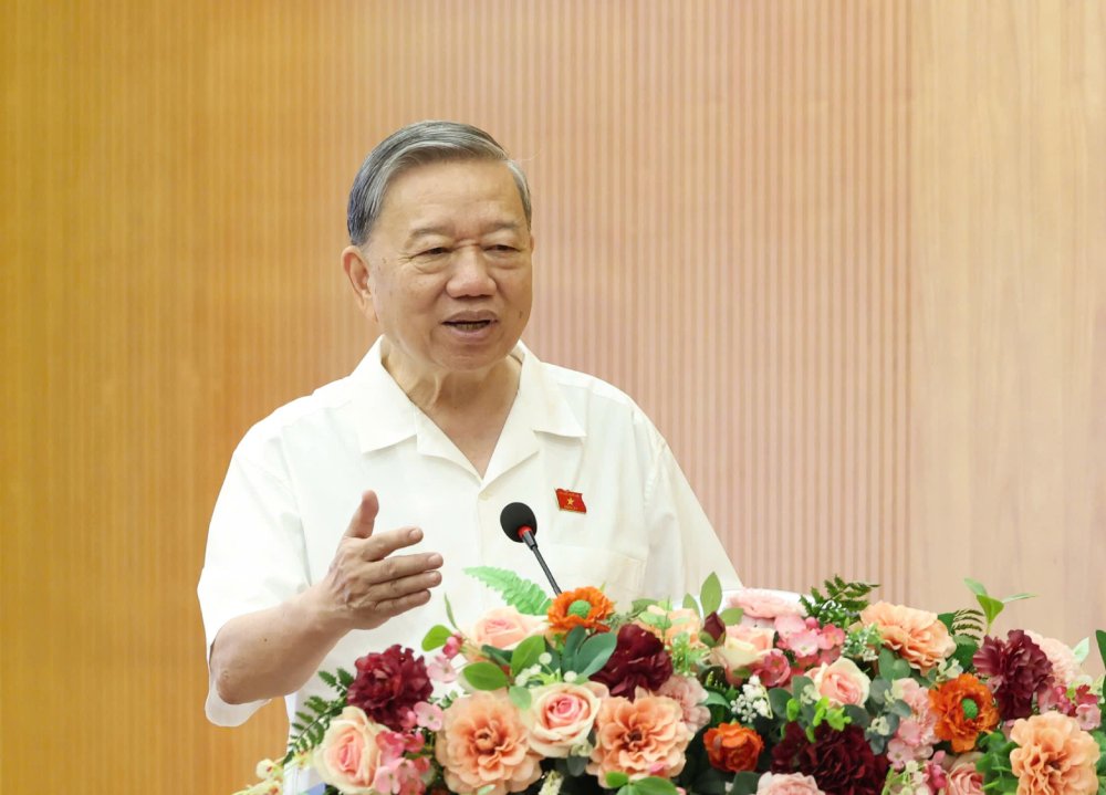 General Secretary To Lam emphasized that the apparatus of state agencies is not a safe haven. Photo: Ngoc Thang