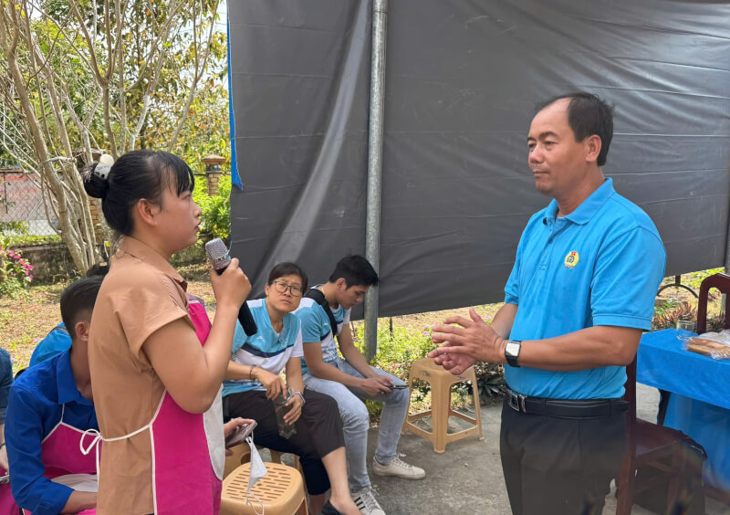 Gameshow "Tan ca vui - khoe" in 2025. Photo: Hoang Loc