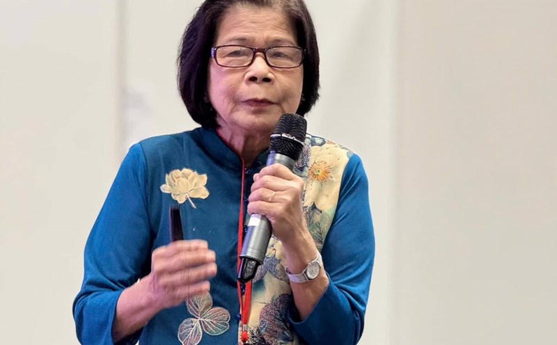 Ms. Vu Kim Hanh - President of the Vietnam Association of High-Quality Goods Enterprises: The subject of selling fake milk cannot be ignored. Photo: Character provided