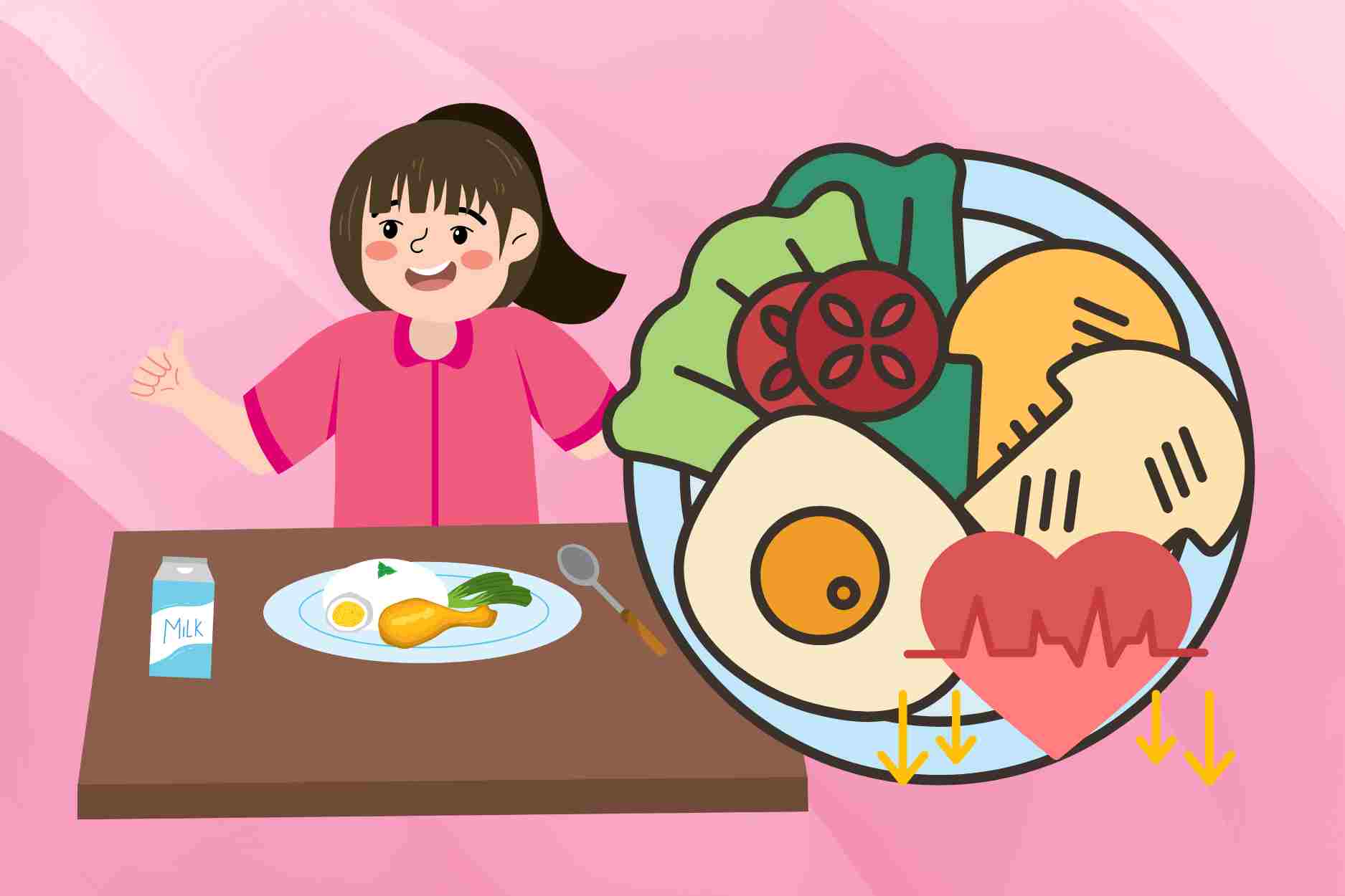 3 easy-to-make breakfast dishes, best for people with high blood pressure. Graphics: Dinh Dinh