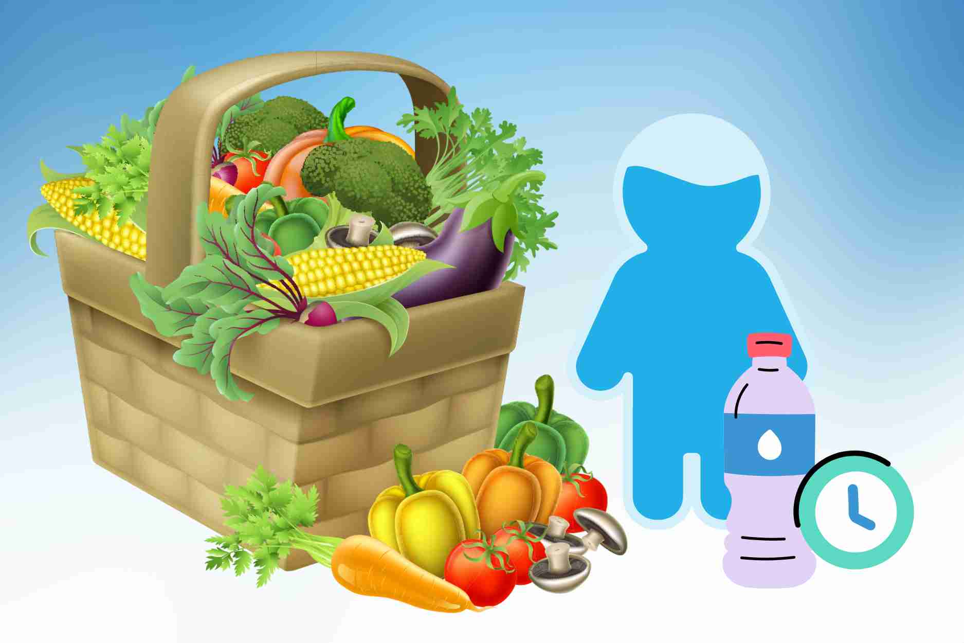 Vegetables and fruits help retain water effectively during the hot season. Graphics: Dinh Dinh