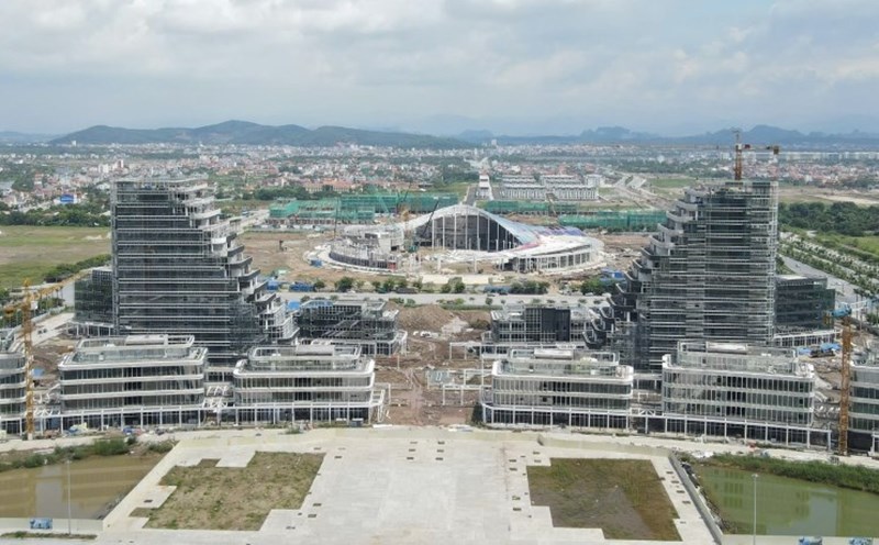 Hai Phong supports cadres, civil servants, public employees and workers of Hai Duong province to have a place to live and work at the city's Political - Administrative Center. Photo: Hoang Khoi