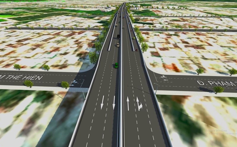 Binh Tien road bridge is elevated through Pham The Hien road (District 8). Photo: Ho Chi Minh City Department of Transport