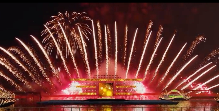 Perspective of the Uncle Ho's City Colors event. Photo: Provided by the Department of Culture and Sports of Ho Chi Minh City.