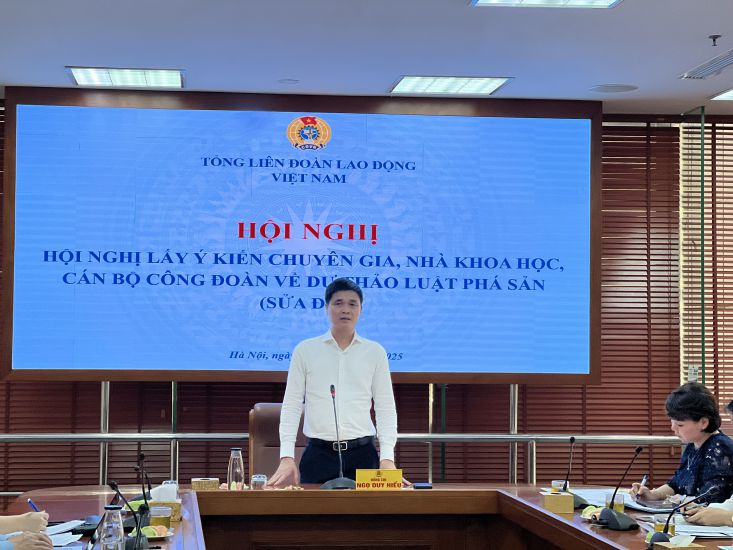 El vicepresidente de la Junta de la Republica, Ngo Duy Hieu, hablo en la conferencia. Imagen de la pelicula