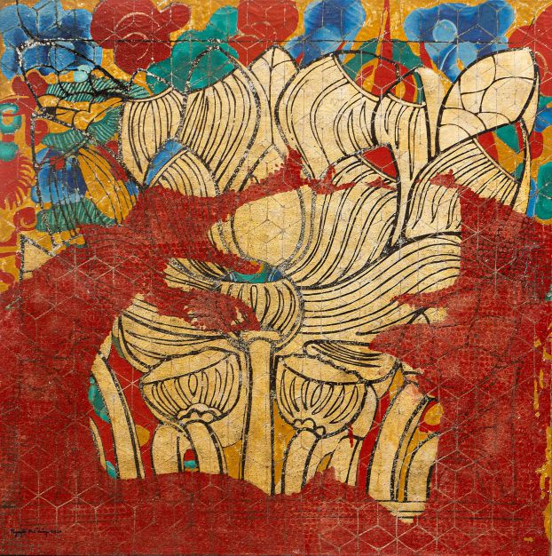 The work "Red Dawn", 2024". Photo: Character provided