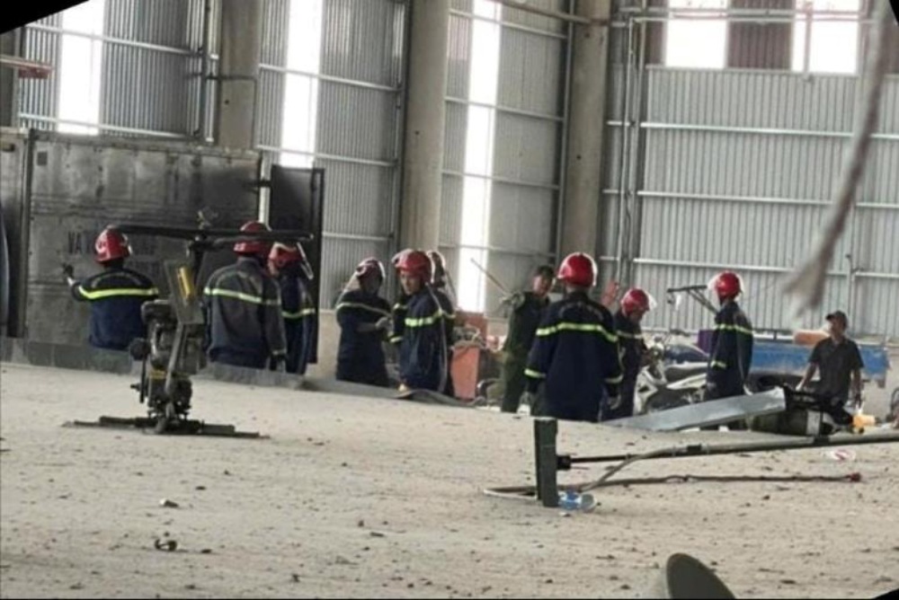 Las fuerzas funcionales de la provincia de Pingyang tomaron medidas para buscar a los afectados. Imagen de la VGP