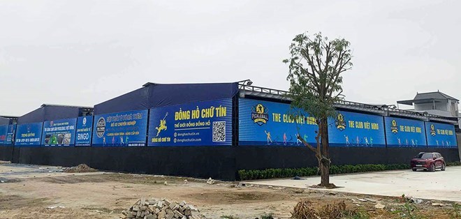 Sân pickleball không phép tại phường Quán Bàu, TP Vinh, Nghệ An. Ảnh: Bá Thuần