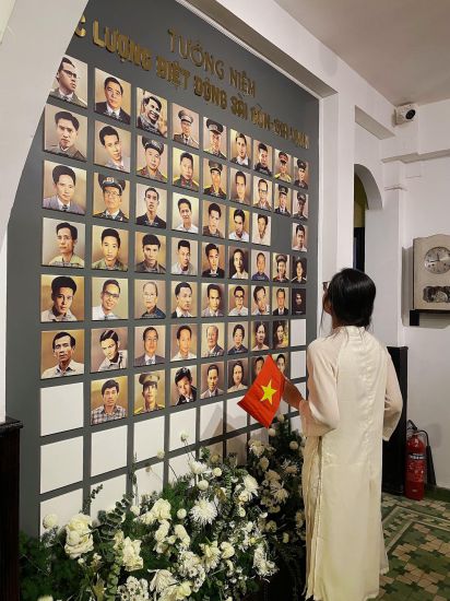 The Saigon - Gia Dinh Bietnam Museum is one of the red addresses attracting tourists during the festival. Photo: Saigon - Gia Dinh Biometric Museum