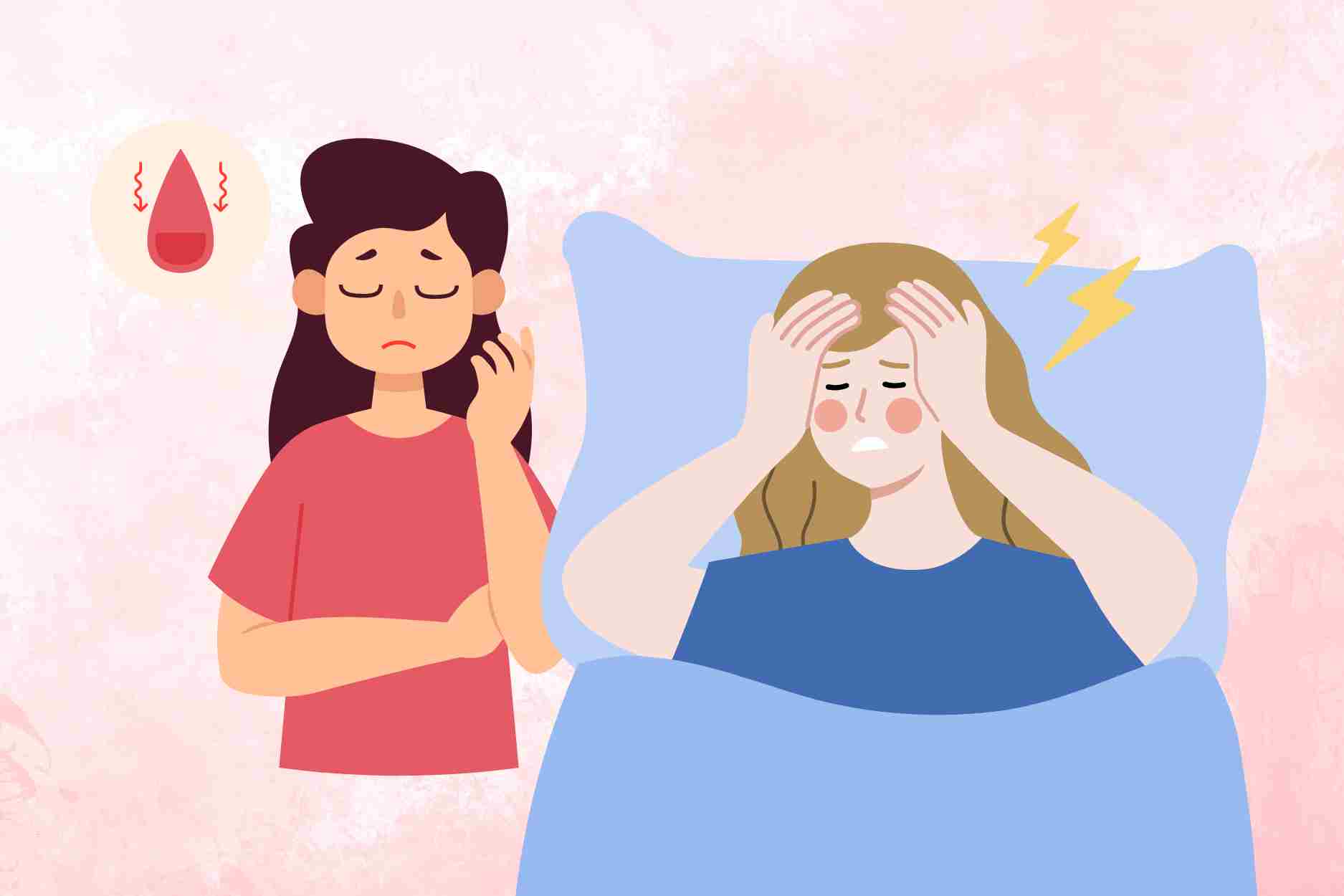 cerebral anemia can disrupt sleep, preventing you from sleeping well