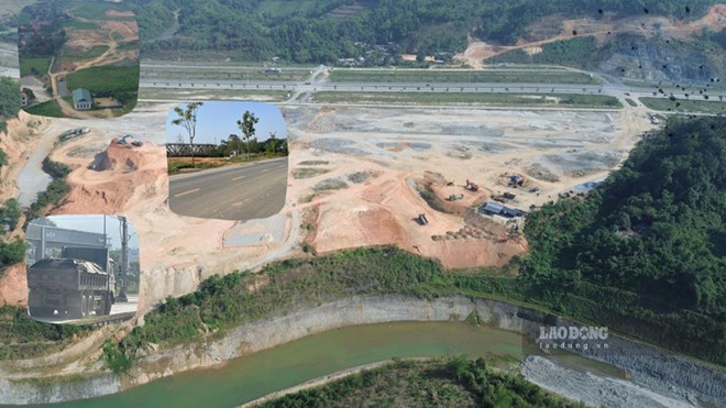 Hàng nghìn khối đất từ dự án ở Lào Cai đổ thải sai quy định