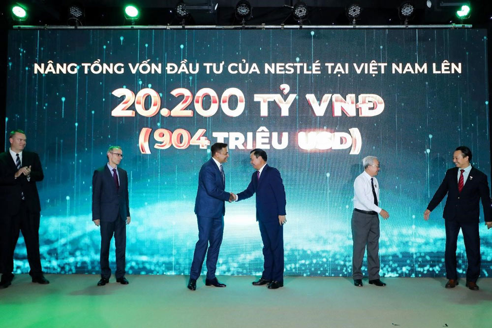 Nestle announced its expansion of production, affirming its commitment to long-term investment and contributing to sustainable socio-economic development in Vietnam. Photo: Provided by the enterprise