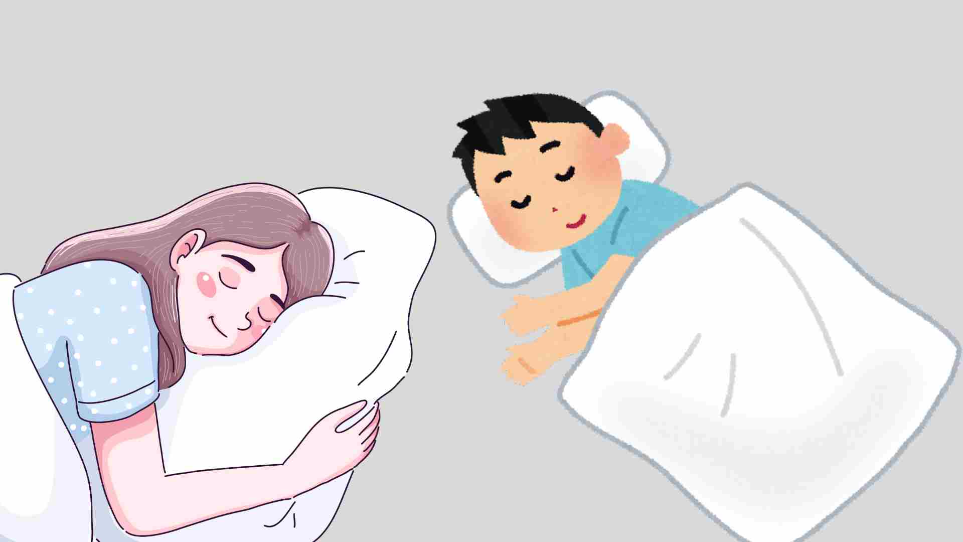 La postura de dormir inclinada hacia la derecha es buena para la enfermedad cardiaca. El dibujo: Baja la nube