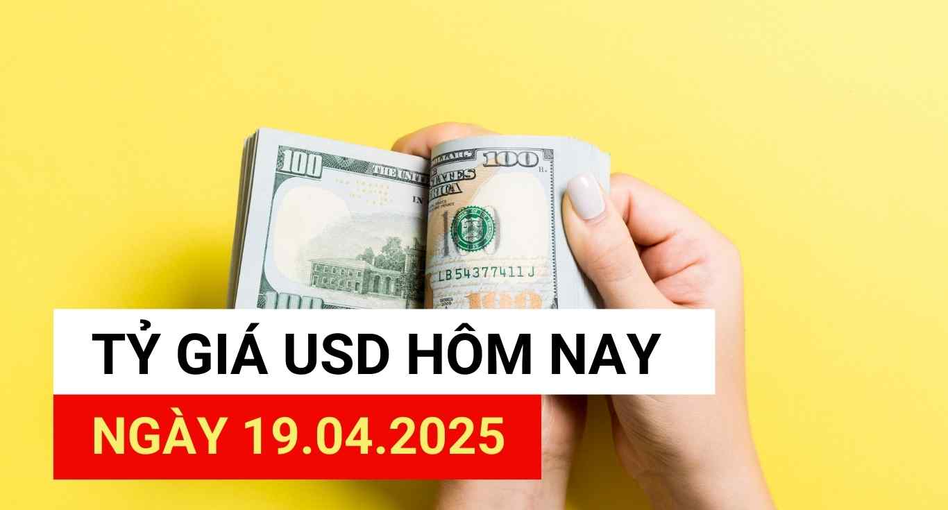USD exchange rate today 19.4.2025.