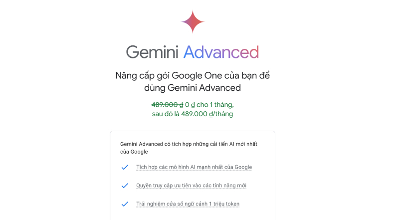 Google launches an attractive policy, free AI packages for students. Photo: Quang Minh