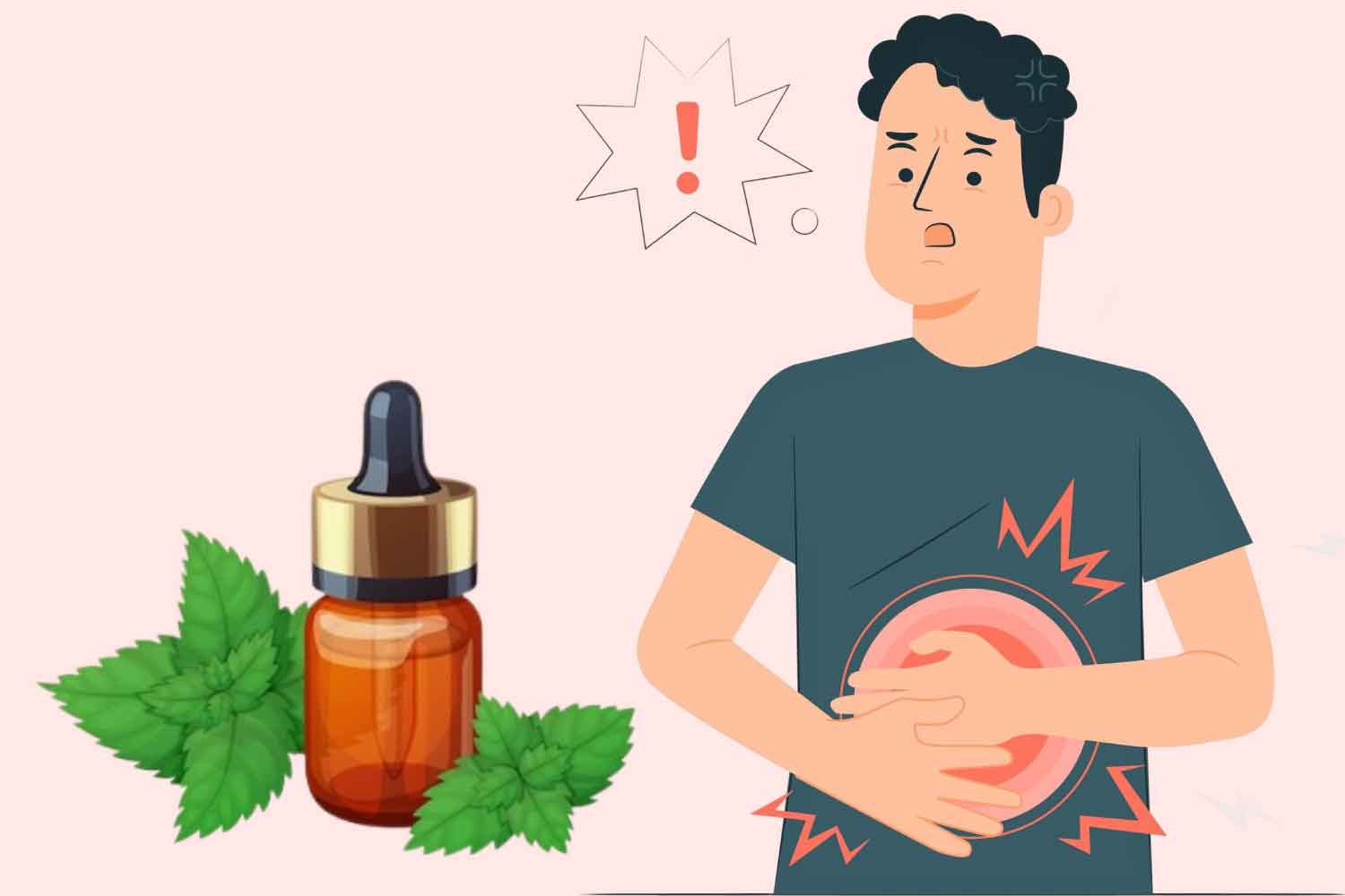 Los beneficios del aceite de menta para el sindrome de intestino irritado. El dibujo de la Virgen