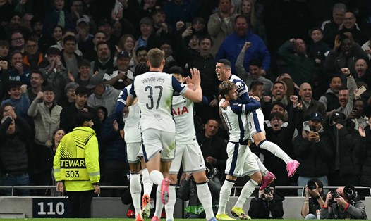 Tottenham đã vào bán kết Europa League khi không nhận được nhiều sự tin tưởng. Ảnh: AFP