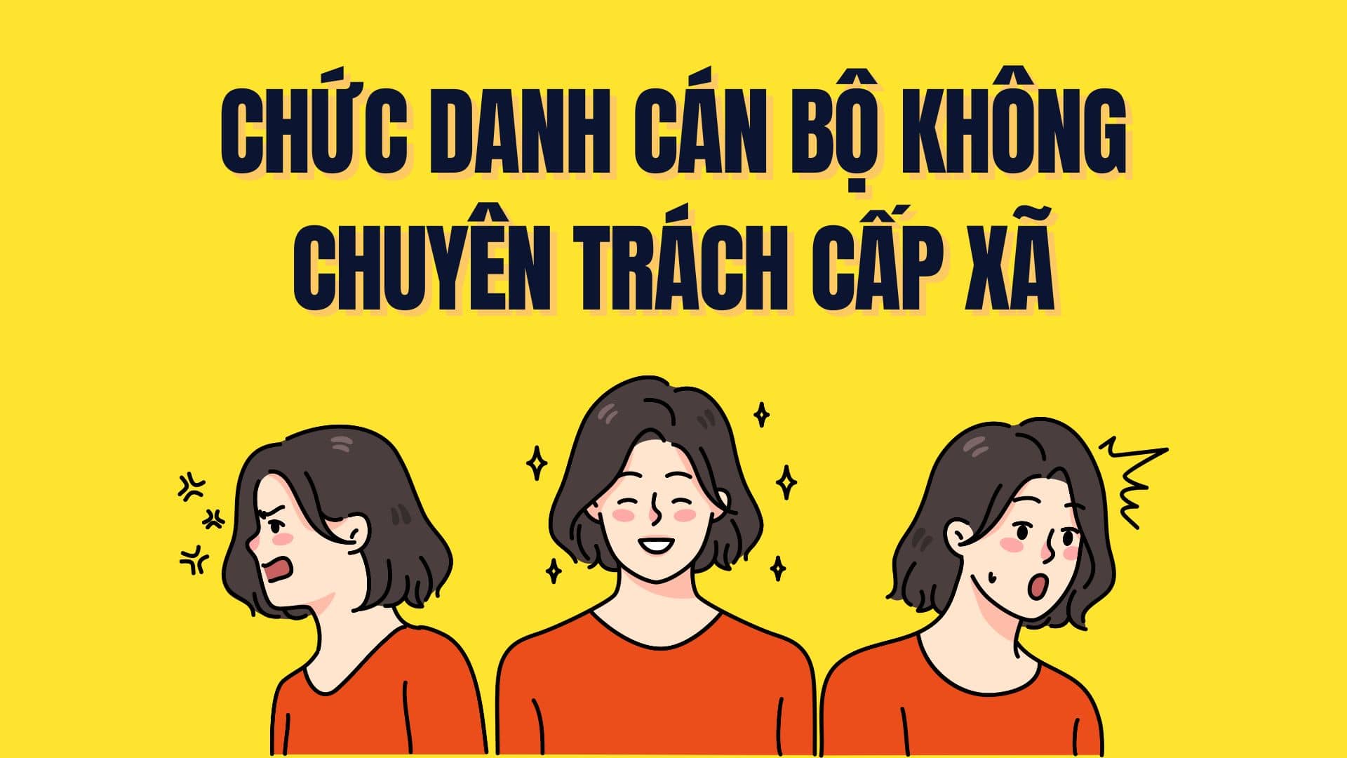 Title of non-professional cadres at the commune level. Graphics: Tra My