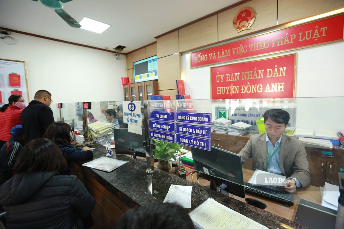 Dong Anh District requires officials not to go sightseeing or relax when arranging the apparatus. Photo: Hai Nguyen