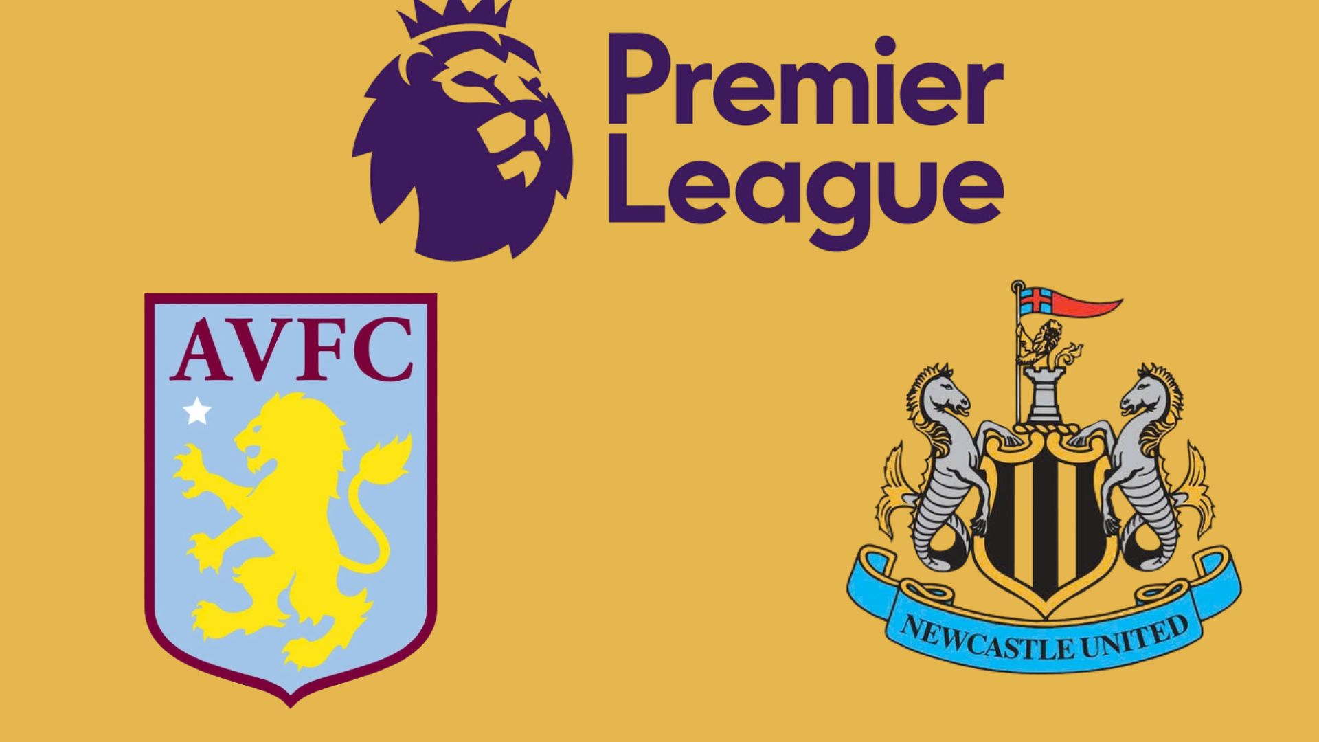 Aston Villa se enfrenta a Newcastle en la Premier League. Diseñado por Wan An