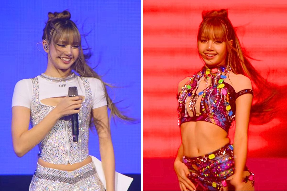 Lisa se presento la segunda noche en el festival de musica Coachella 2025. Imagen de la pantalla