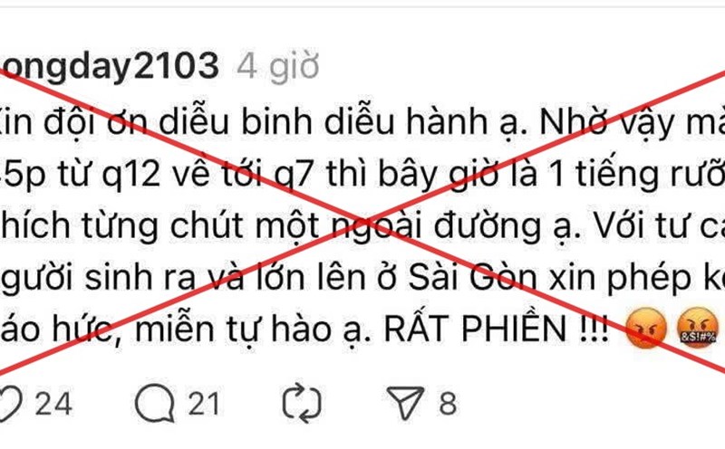 Editor Bich Hong's statement made many viewers angry. Photo: Screenshot.