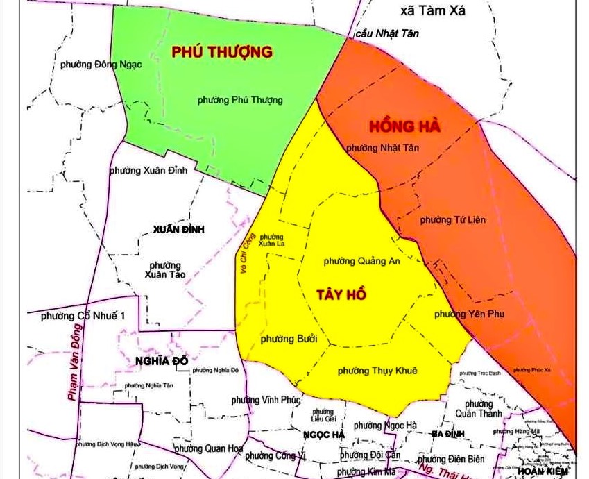Lấy ý kiến về một phường đặc biệt ở ngoài đê nội thành Hà Nội
