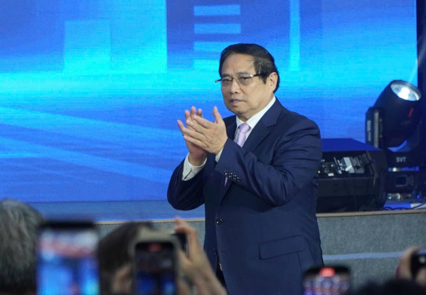 Prime Minister Pham Minh Chinh at the ceremony. Photo: Chan Phuc