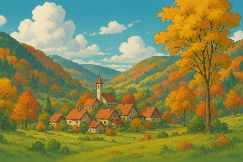 An image created in Ghibli style using ChatGPT. Photo created by AI