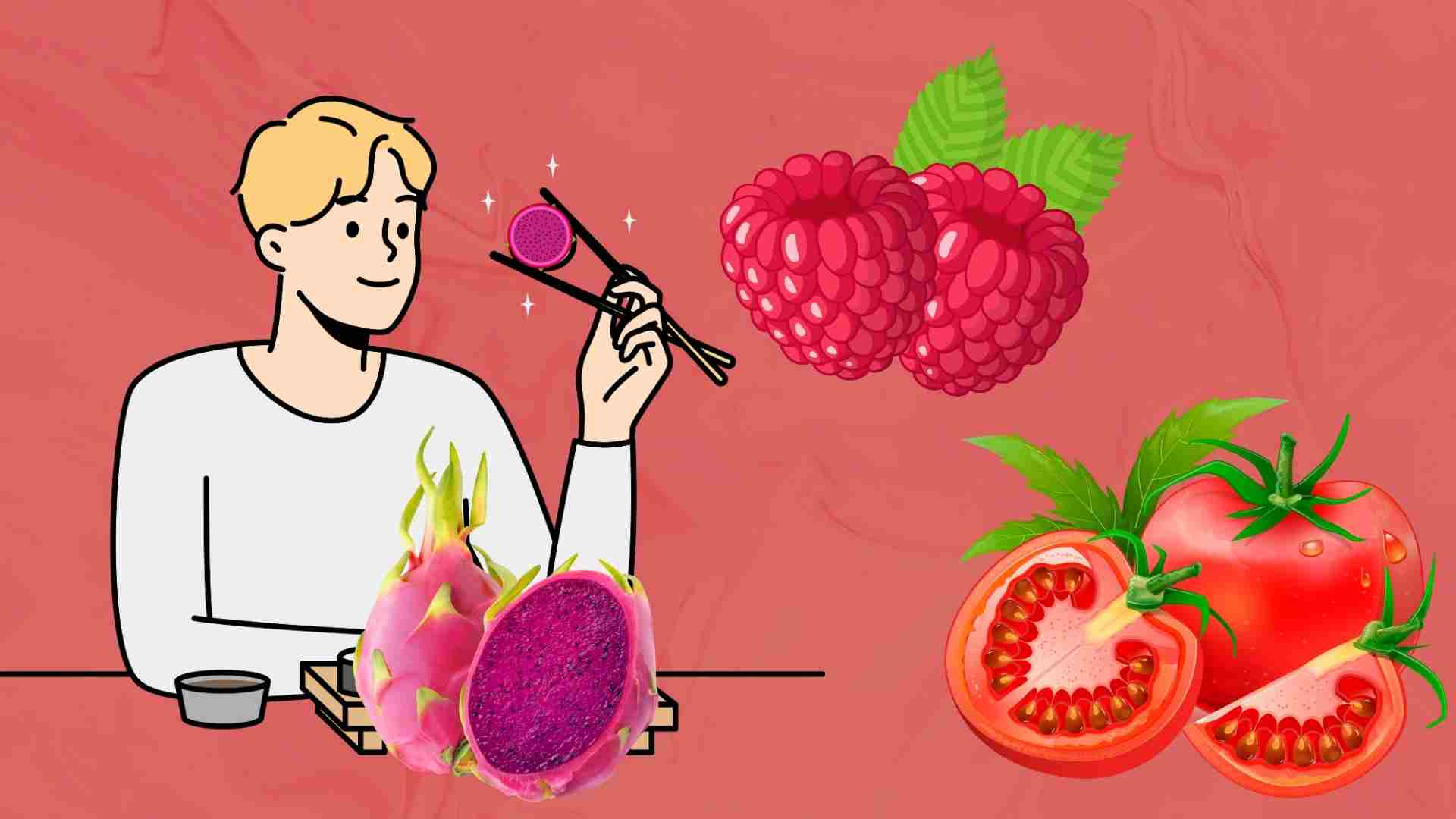 Inhibe el aumento de acido urico con frutas rojas