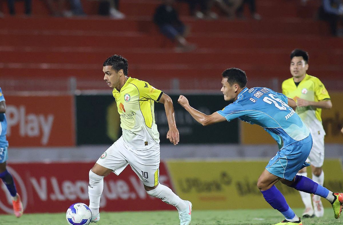 Da Nang and Binh Dinh will compete fiercely for relegation tickets. Photo: VPF