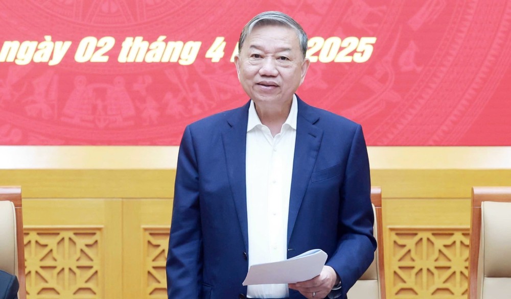 General Secretary To Lam chaired the 13th Central Military Commission Conference. Photo: VNA