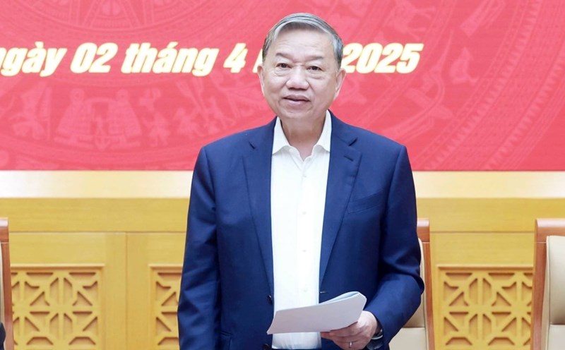 General Secretary To Lam chaired the 13th Central Military Commission Conference. Photo: VNA
