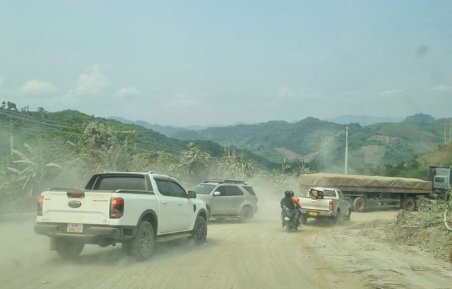 La carretera nacional pasa por el sur. Imagen de la pagina web de Phi Long