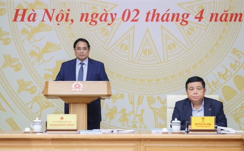 Politburo member and Prime Minister Pham Minh Chinh emphasized the need to place trust, hope, create motivation, inspire, and create a turning point in private economic development. Photo: VGP/Nhat Bac