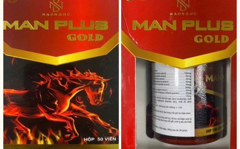 The Food Safety Department discovered banned substances in male physiological enhancement products. Photo source: Department of Food Safety