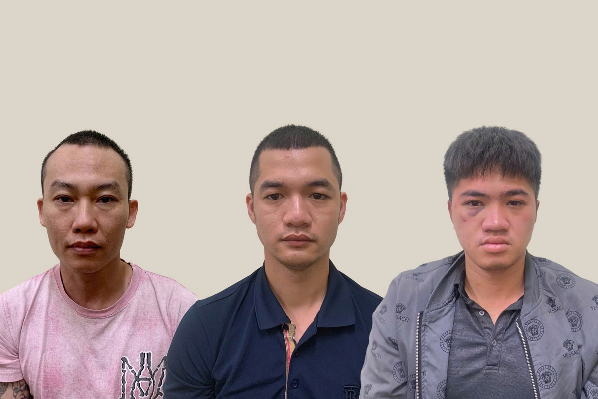 Ba doi tuong cua vu an. Anh: Cong an Quang Ninh