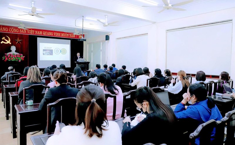 Conference scene. Photo: Dong Trieu Labor Federation