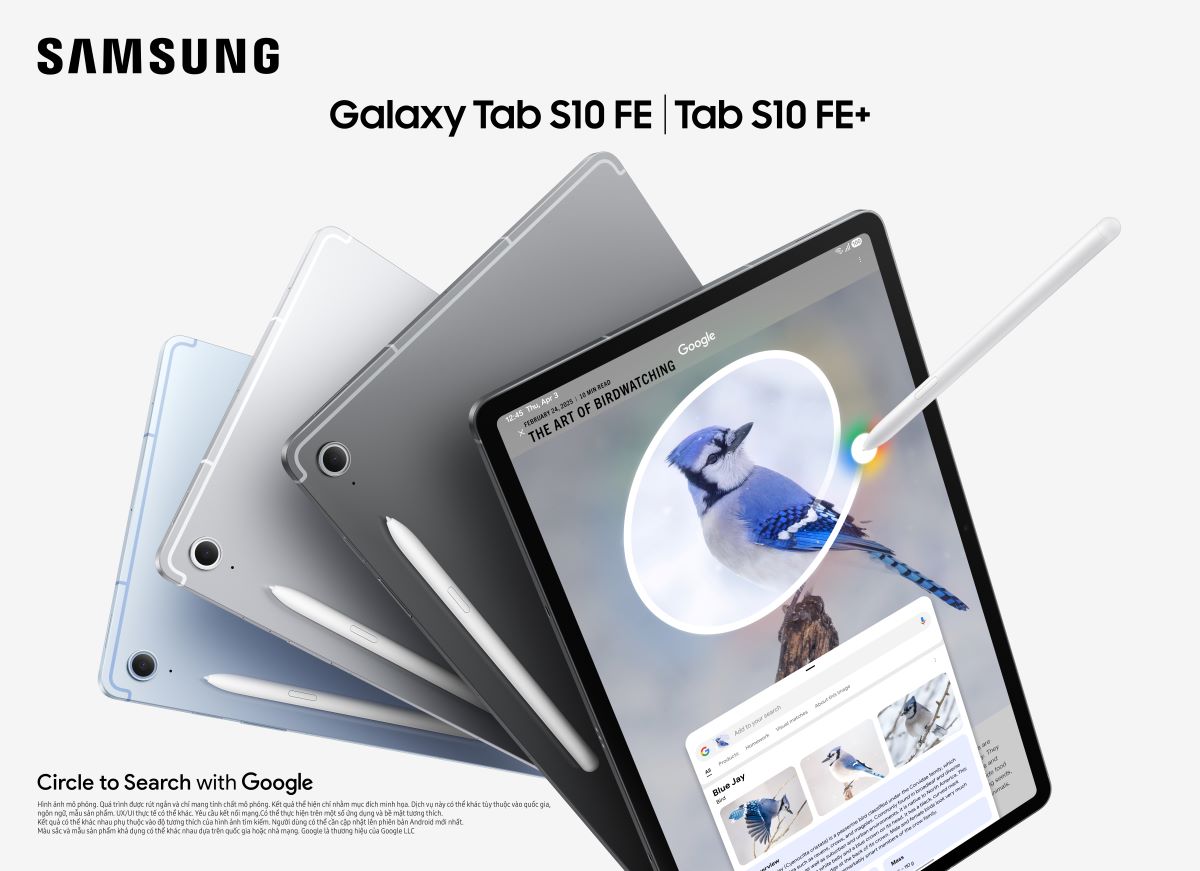Samsung Galaxy Tab S10 FE: Top-notch entertainment experience. Photo: Provided by Samsung