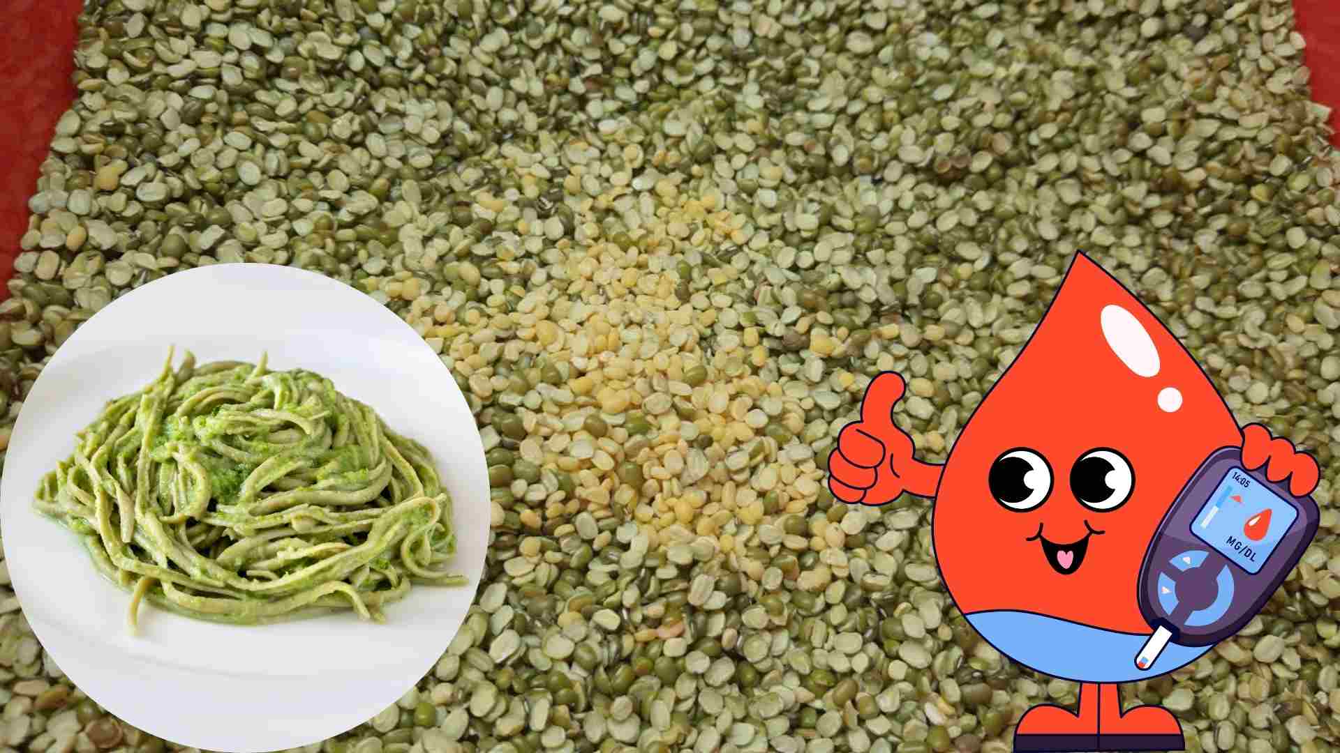 Green bean noodles help stabilize blood sugar levels. Photo: Ha May