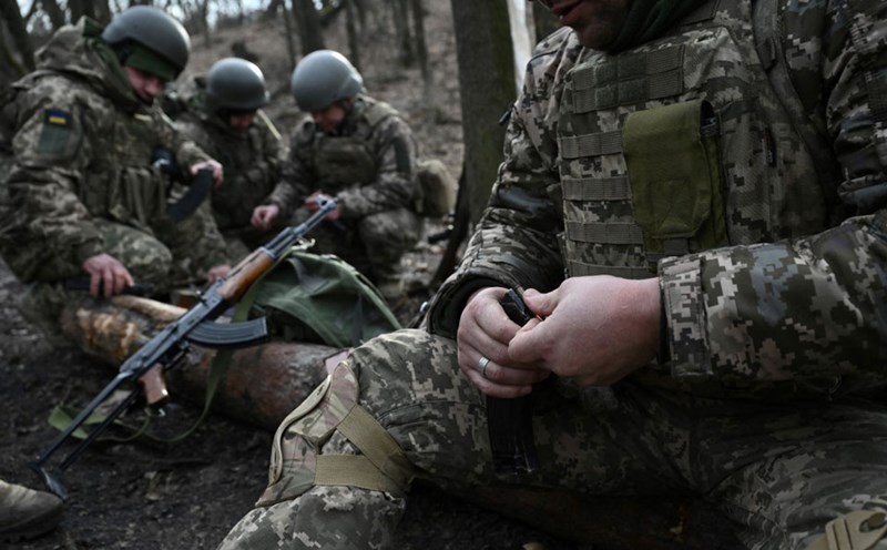 A Ukrainian Brigade on the battlefield. Photo: AFP