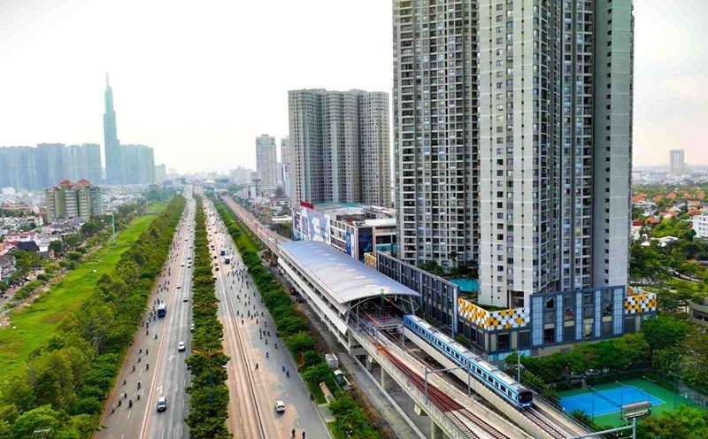 Ho Chi Minh City aims to become a global city, smart, modern, and green. Photo: Anh Tu