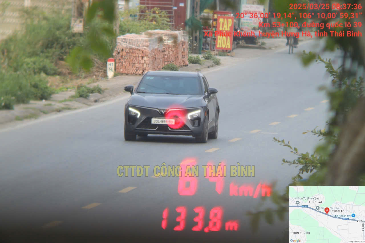 Imagenes de vehiculos que infringen el exceso de velocidad. Fuente: Seguridad Publica