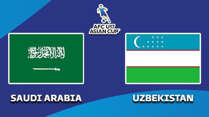 Uzbekistan U17 y Arabia Saudita U17 compiten por el Campeonato Asiatico U17 2025. Imagen: cortada de un video